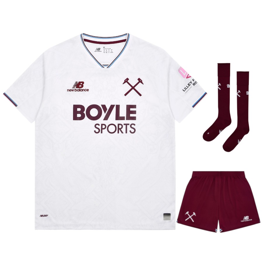 Maillot Kit Enfant West Ham Exterieur 2026 2027