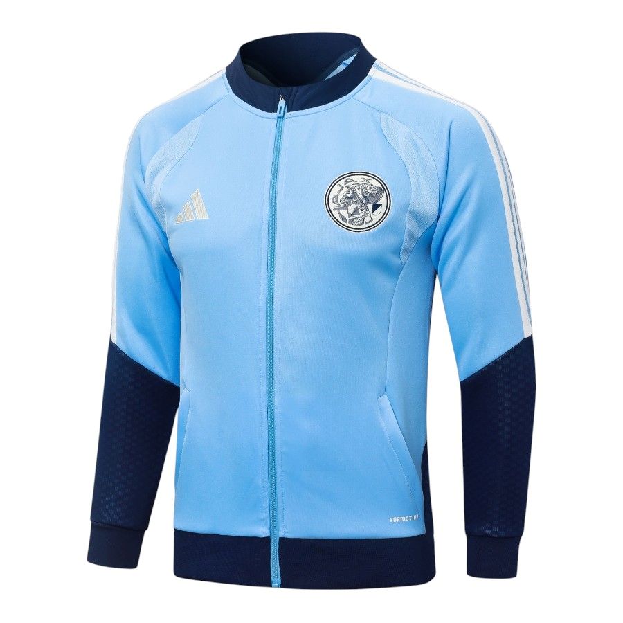 Survetement Ajax Veste 2026 2027 Bleu Ciel (4)