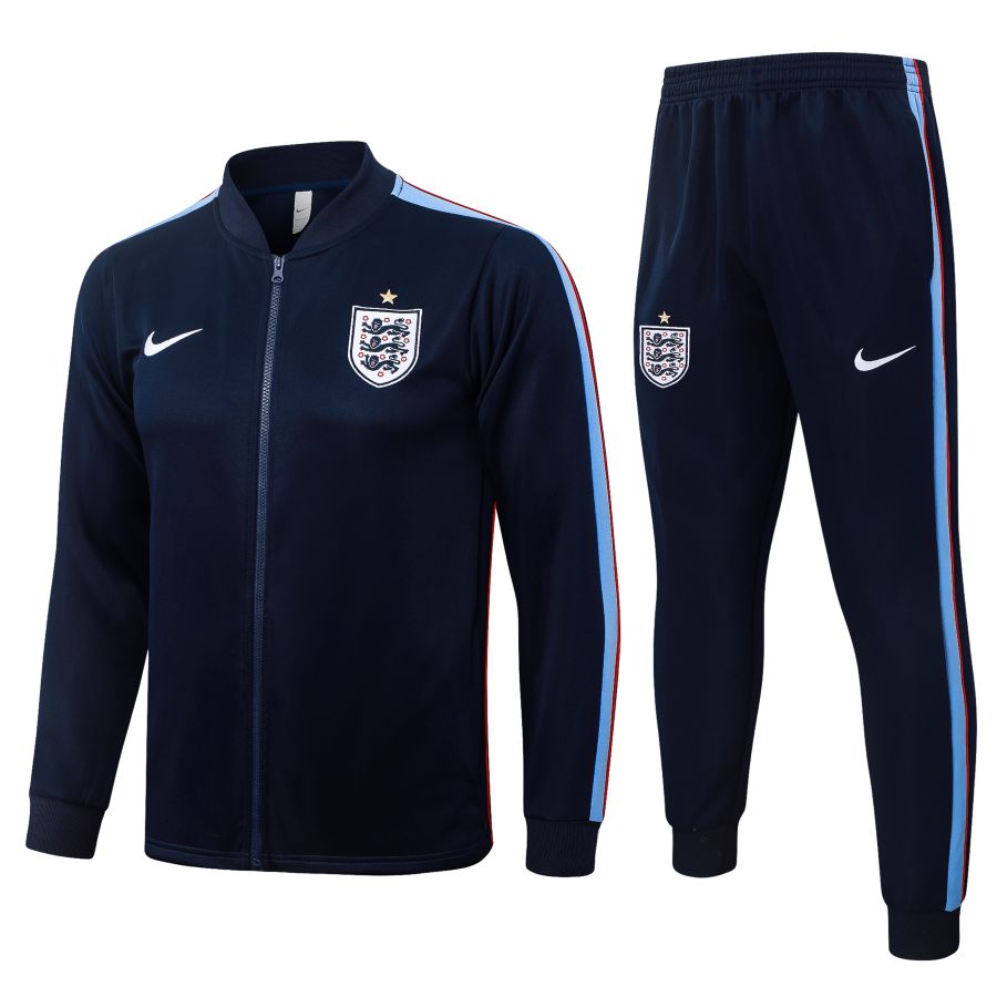 Survetement Angleterre Veste 2026 2027 Bleu Marine (1)