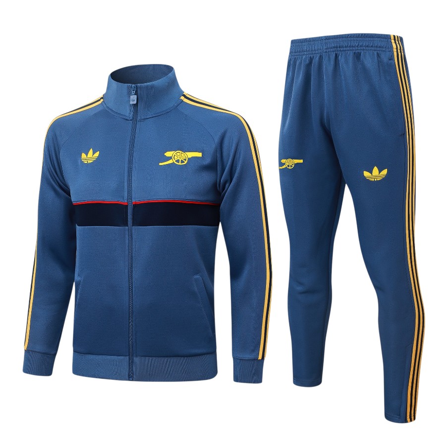 Survetement Arsenal Veste 2026 2027 Bleu Jaune (1)