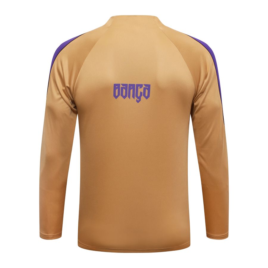 Survetement Barca Training 2026 2027 Beige Violet (3)