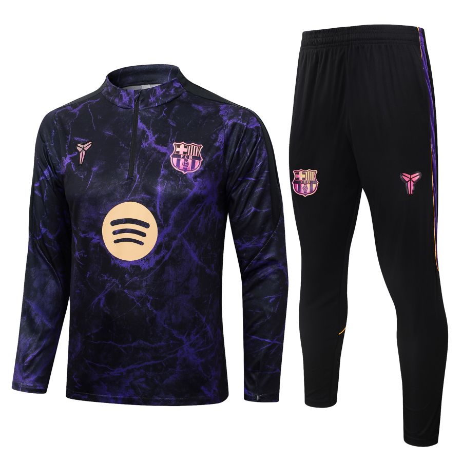 Survetement Barca Training 2026 2027 Noir violet (1)