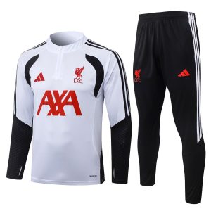 Survetement Liverpool Training 2026 2027 Blanc Noir (1)
