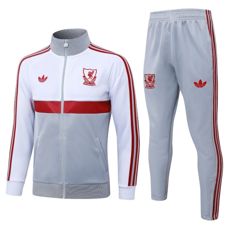 Survetement Liverpool Veste 2026 2027 Blanc Rouge (1)