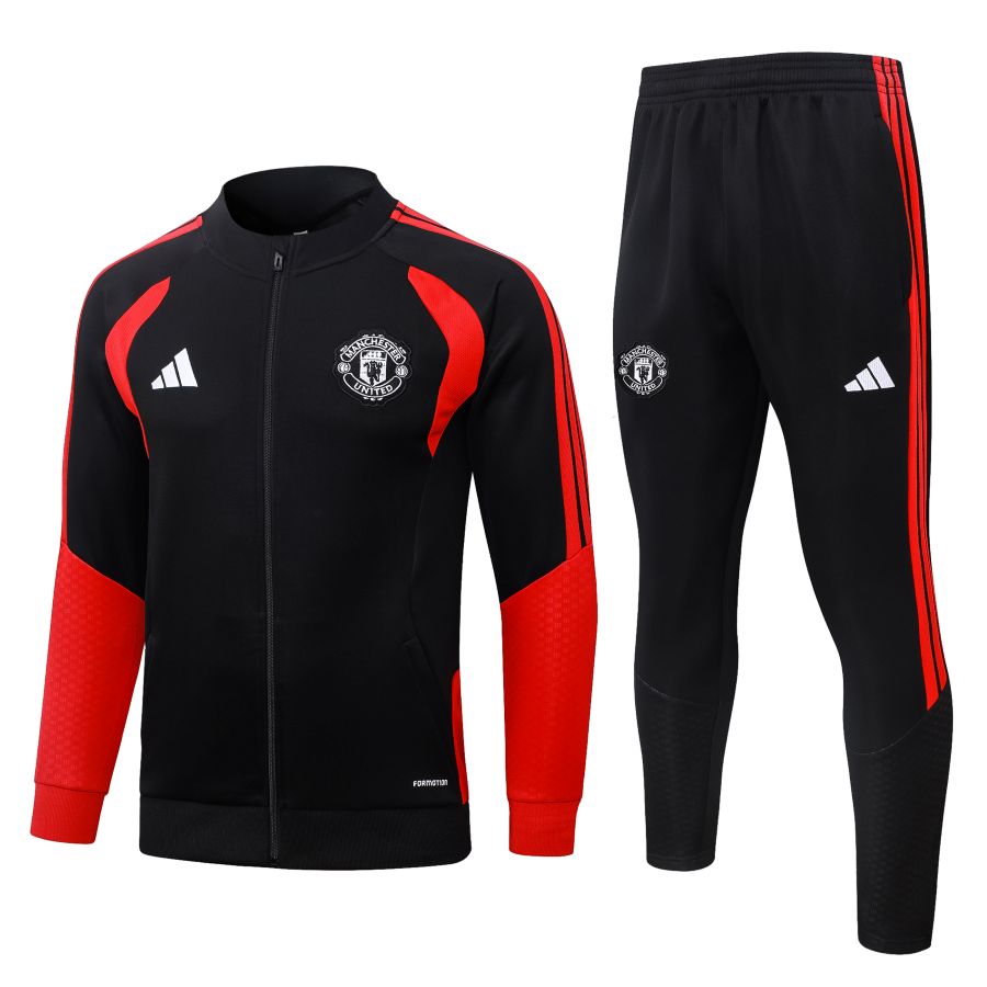 Survetement Manchester United Veste 2026 2027 Noir Charbon (3)