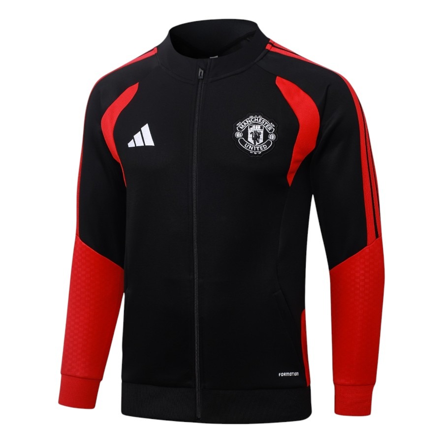 Survetement Manchester United Veste 2026 2027 Noir Charbon (6)