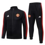 Survetement Manchester United Veste 2026 2027 Noir Rouge (1)