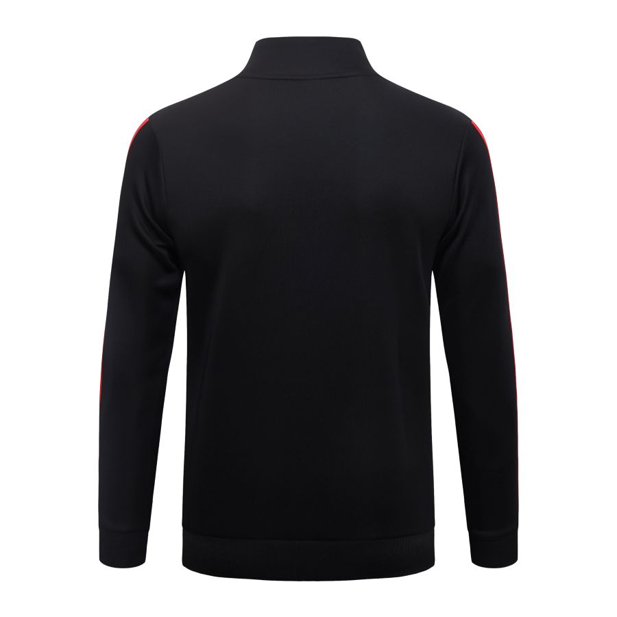 Survetement Manchester United Veste 2026 2027 Noir Rouge (3)