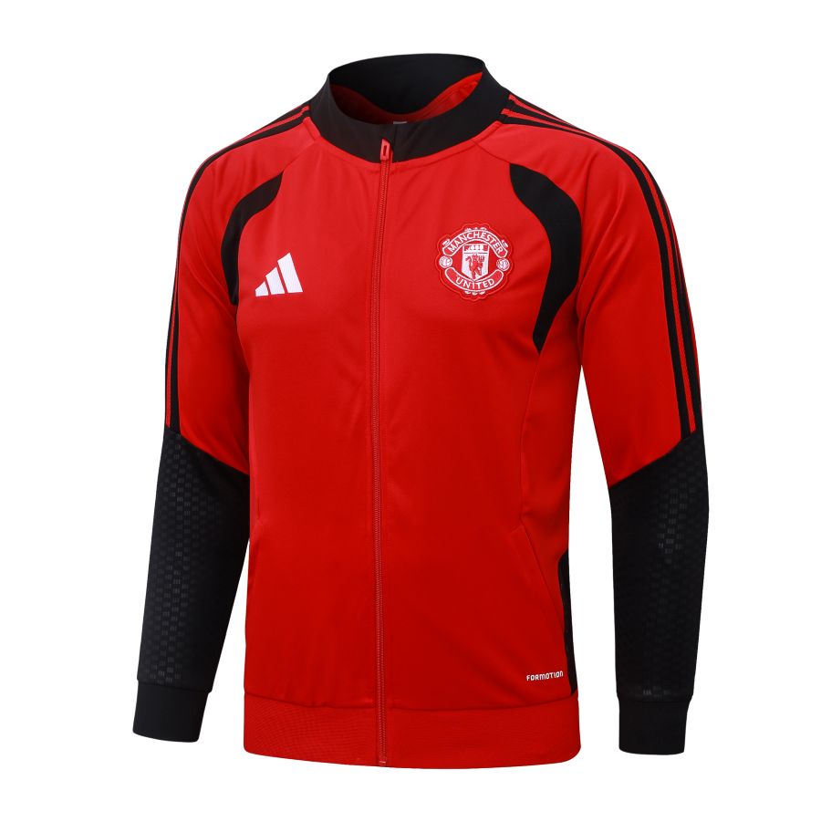 Survetement Manchester United Veste 2026 2027 Rouge Noir