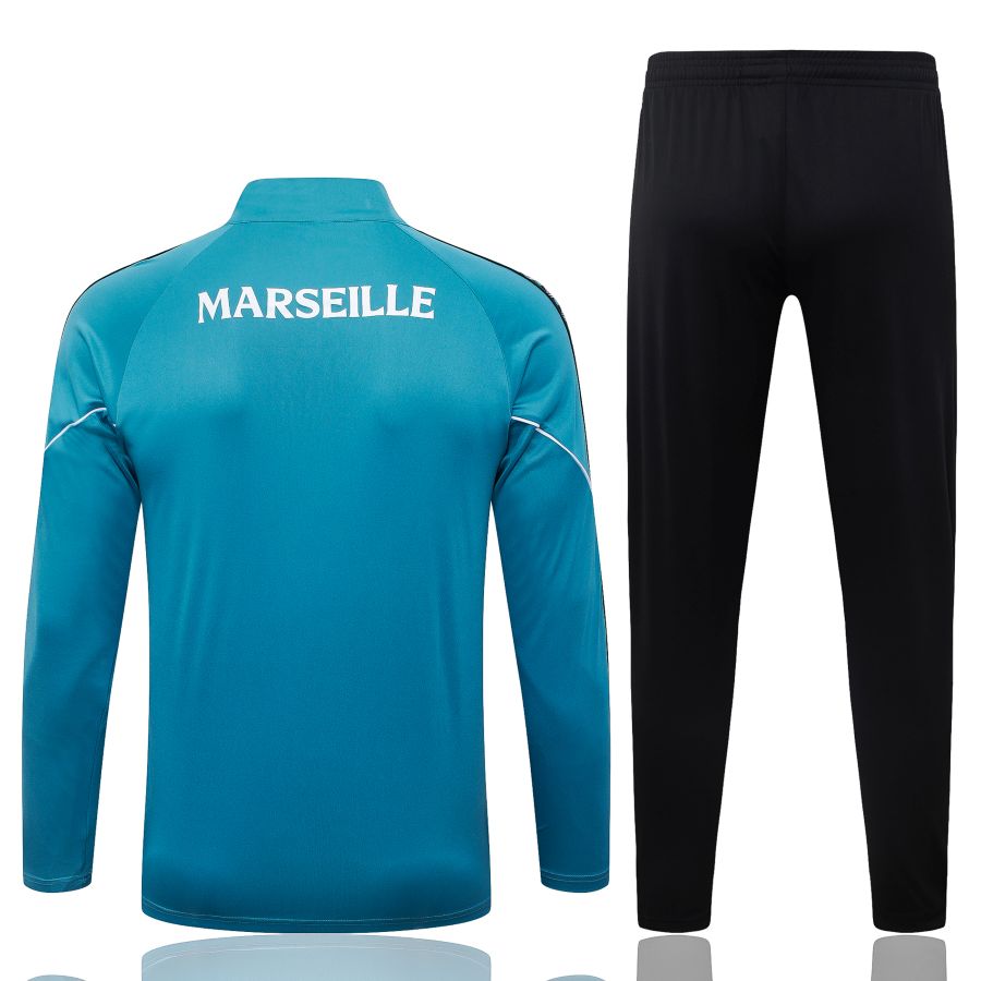 Survetement OM Training 2026 2027 Bleu Turquoise (1)