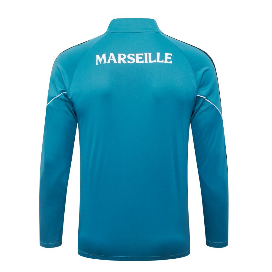 Survetement OM Training 2026 2027 Bleu Turquoise (1)
