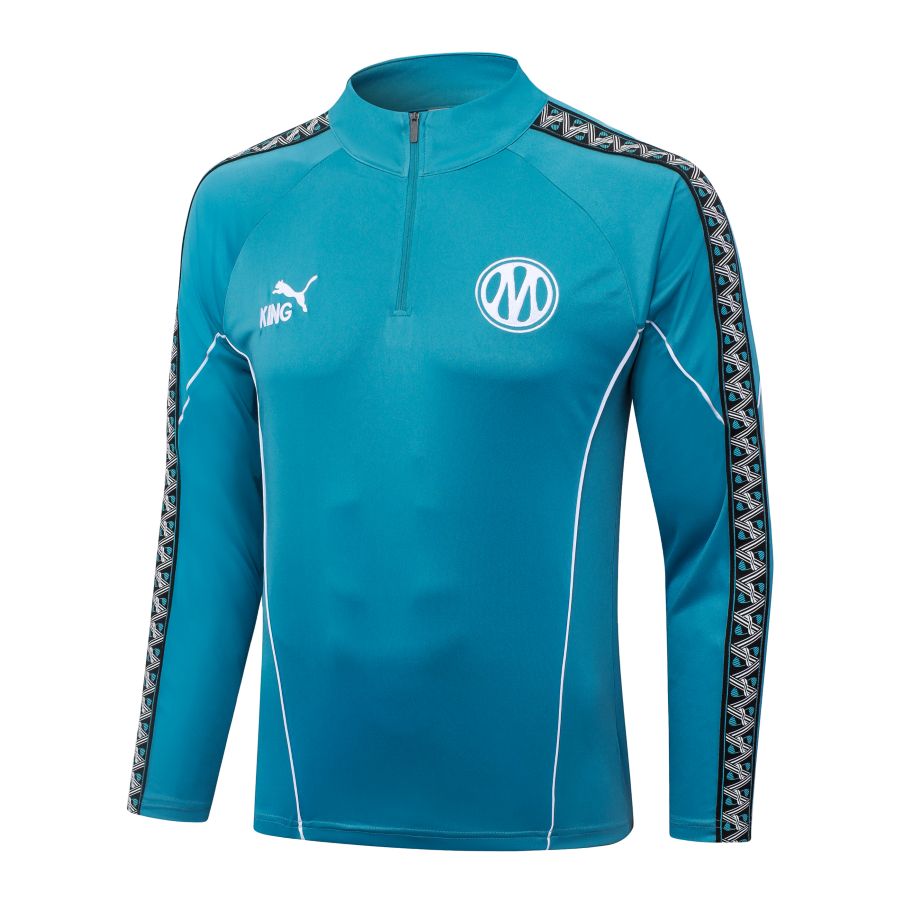 Survetement OM Training 2026 2027 Bleu Turquoise (1)