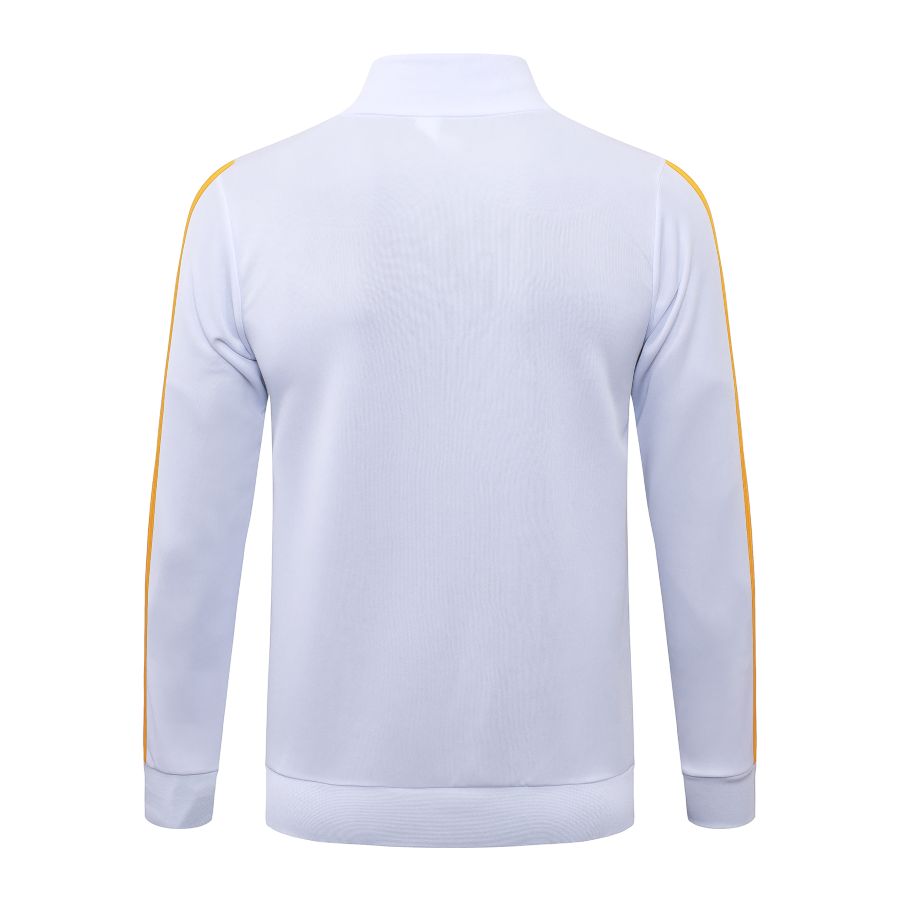 Survetement Real Madrid Veste 2026 2027 Blanc Jaune (3)