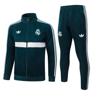 Survetement Real Madrid Veste 2026 2027 Vert Foncé (1)