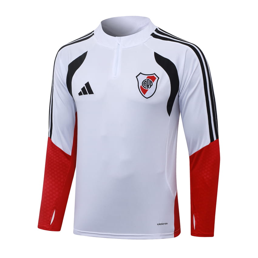 Survetement River Plate Training 2026 2027 Rouge blanc