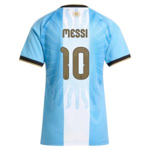 Maillot Argentine Femme Hommage Dernier Match Messi 10 (3)